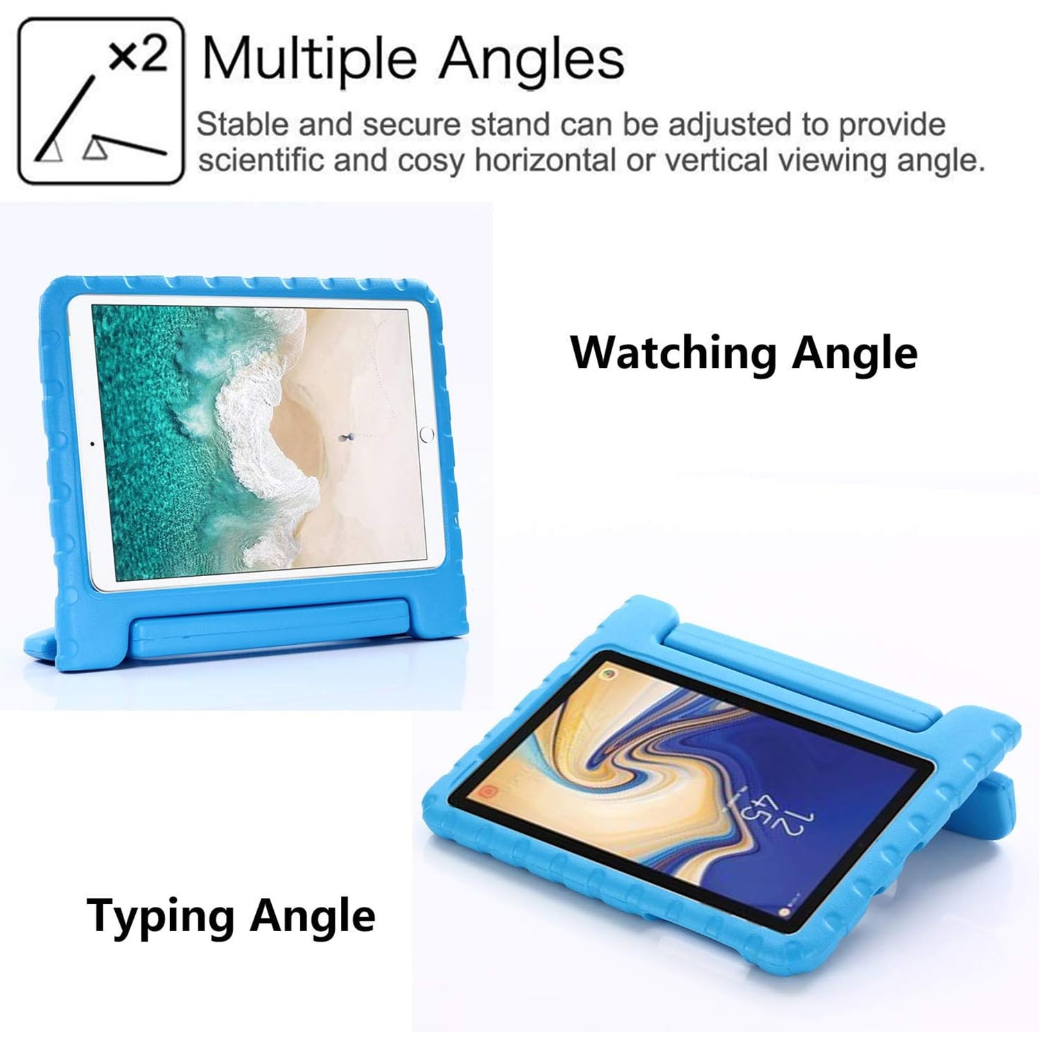 Funda a prueba de golpes para niños Apple iPad 10.2 8th Gen (2020) Azul