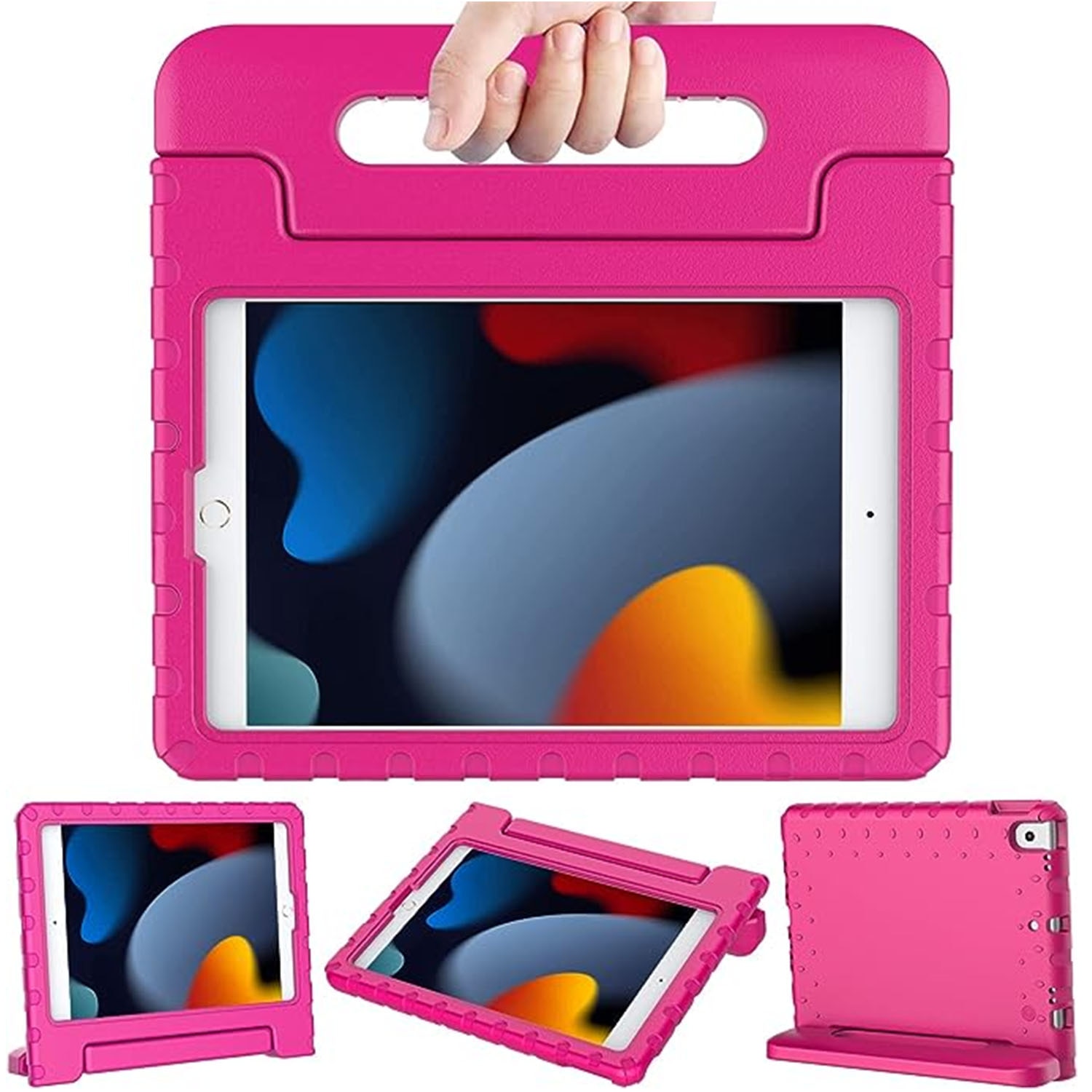 Funda a prueba de golpes para niños iPad 10.2 7th Gen (2019) rosa