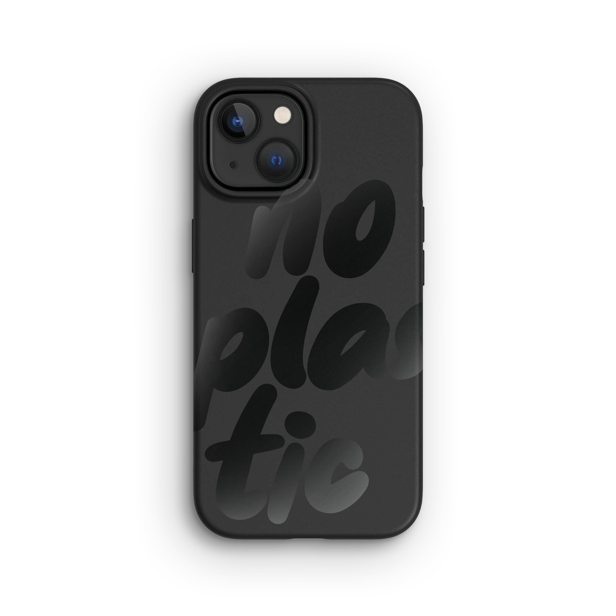 Funda para iPhone 15, No Plastic Black