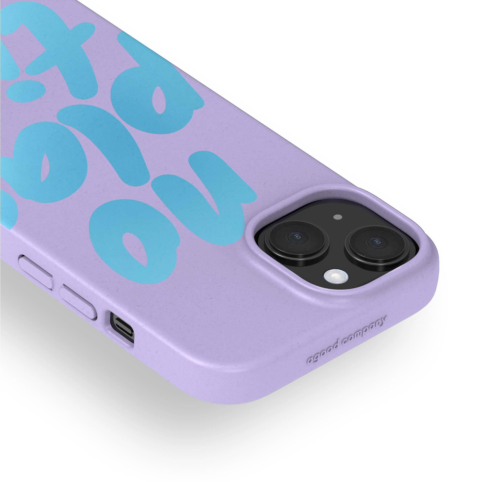 Funda para iPhone 15, No Plastic Lilac