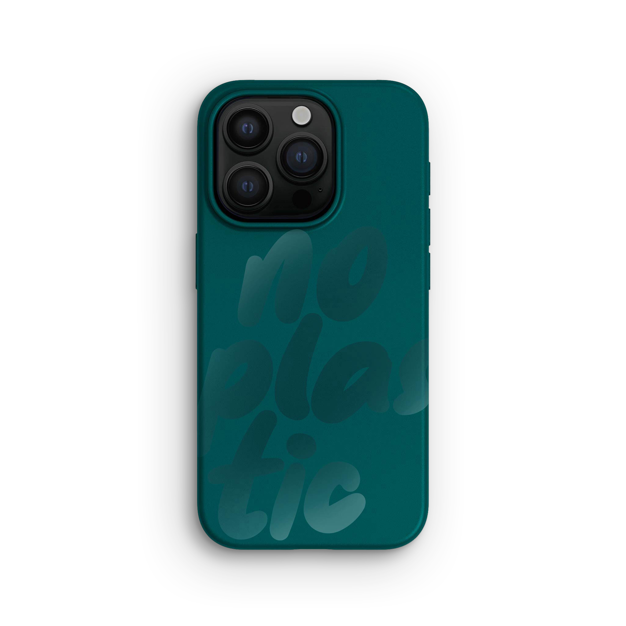 Funda para iPhone 15 Pro, No Plastic Tropical Green