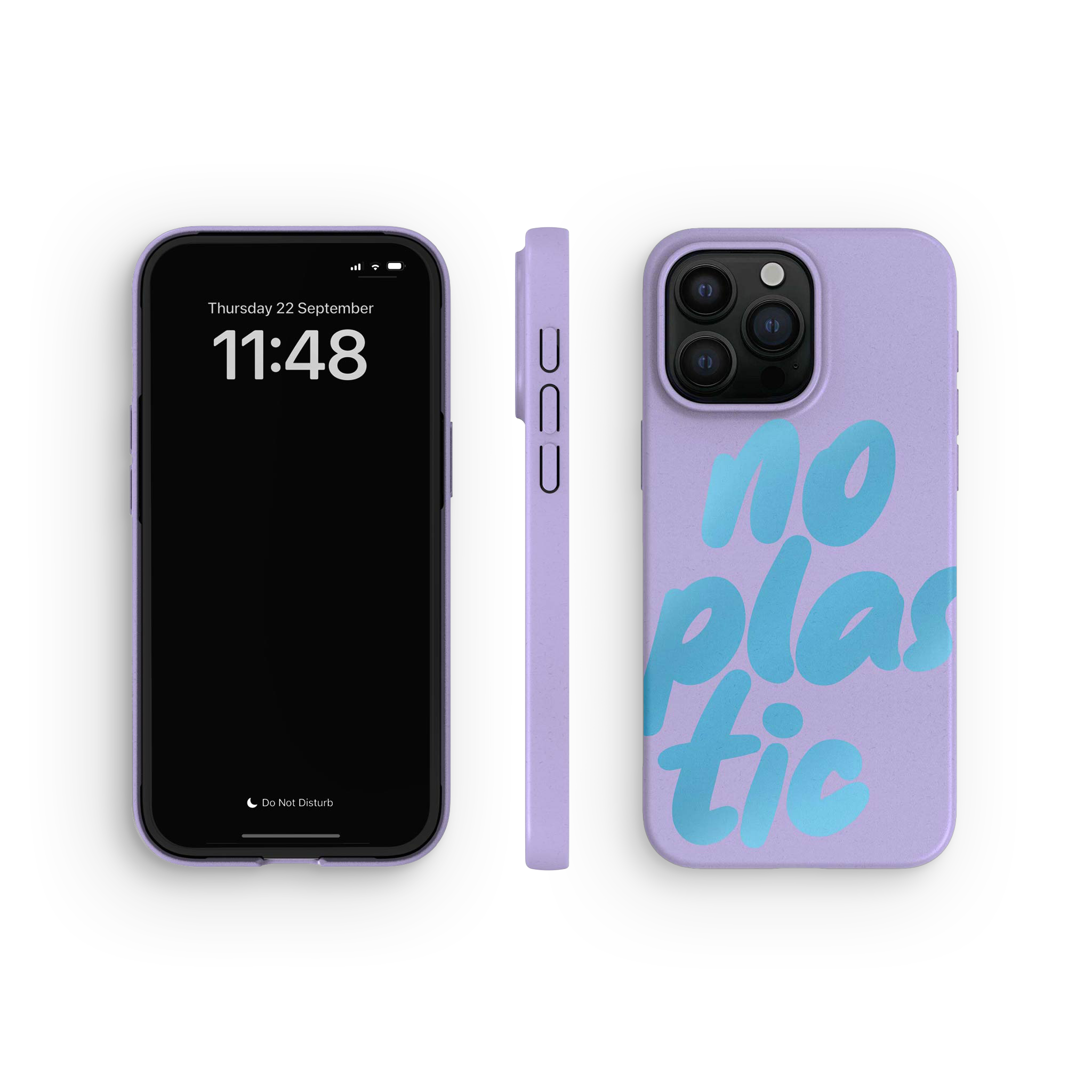 Funda para iPhone 15 Pro Max, No Plastic Lilac