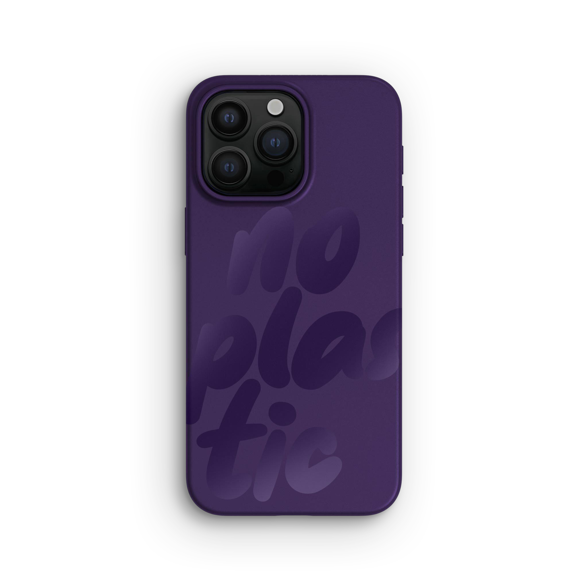 Funda para iPhone 15 Pro Max, No Plastic Blackberry Purple