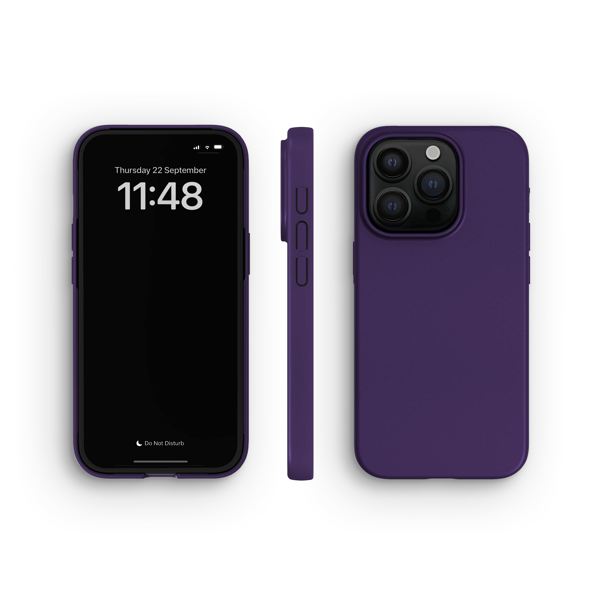 Funda para iPhone 15 Pro, Blackberry Purple