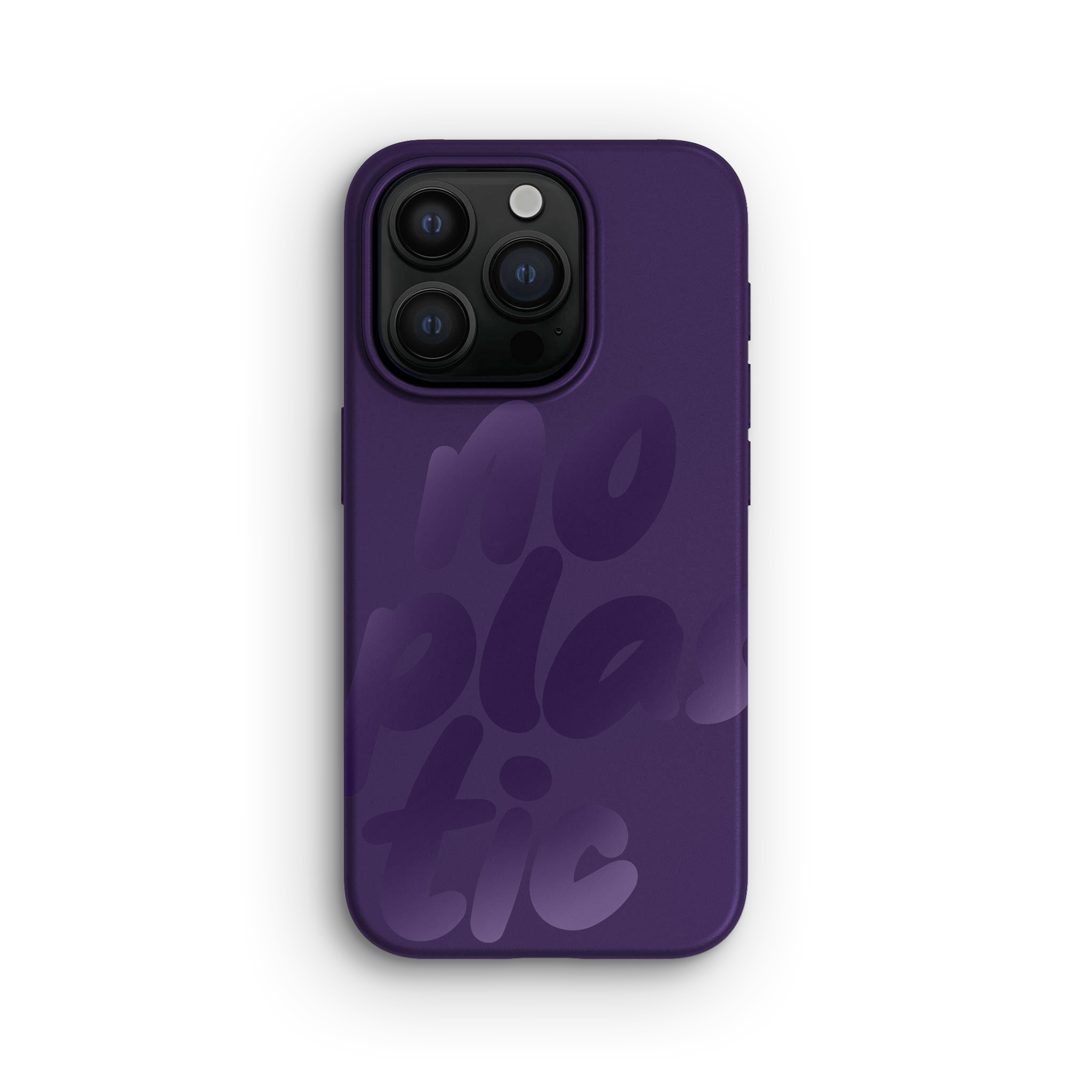 Funda para iPhone 15 Pro, No Plastic Blackberry Purple