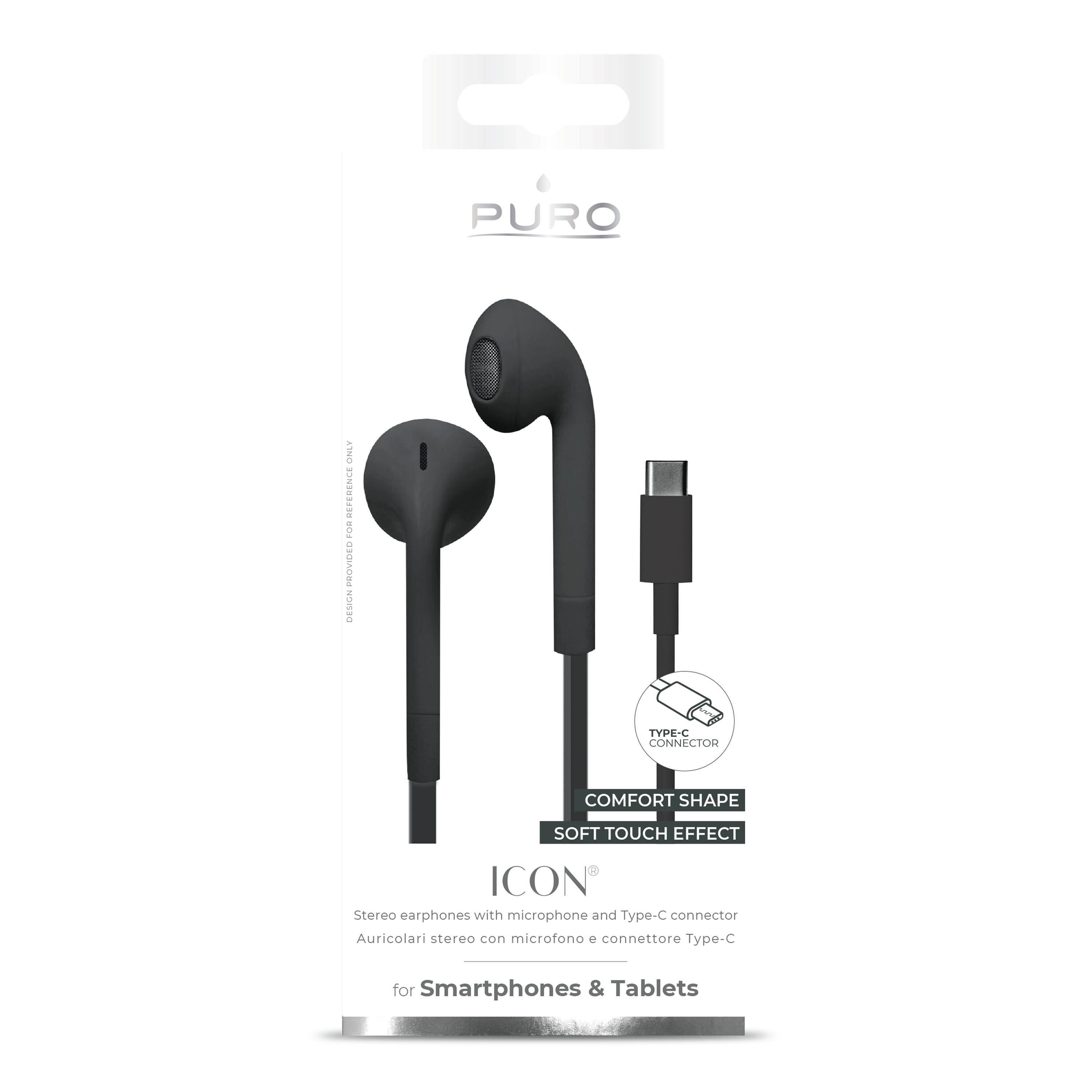 Auriculares ICON USB-C Negro