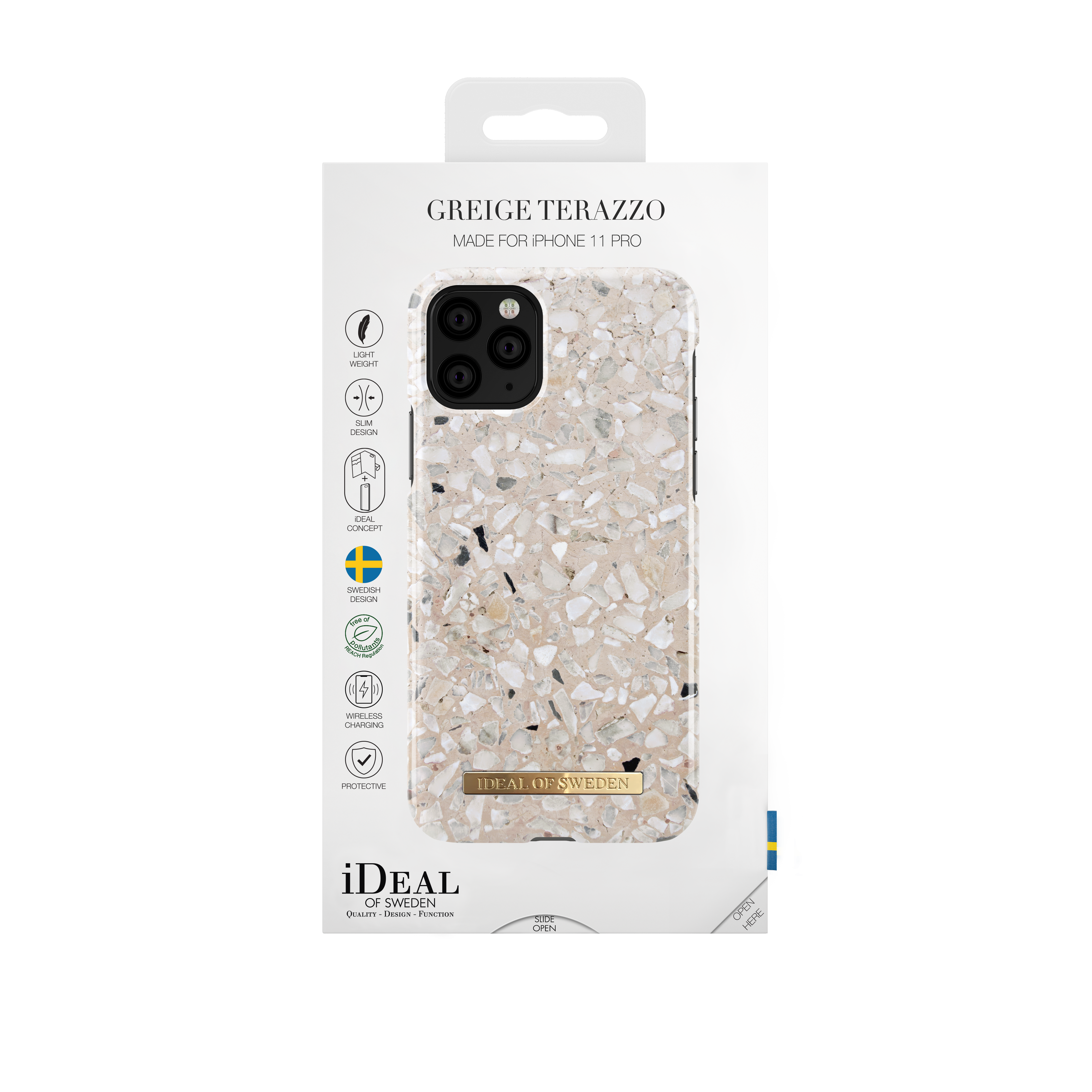 Funda Fashion Case iPhone 11 Pro Greige Terazzo