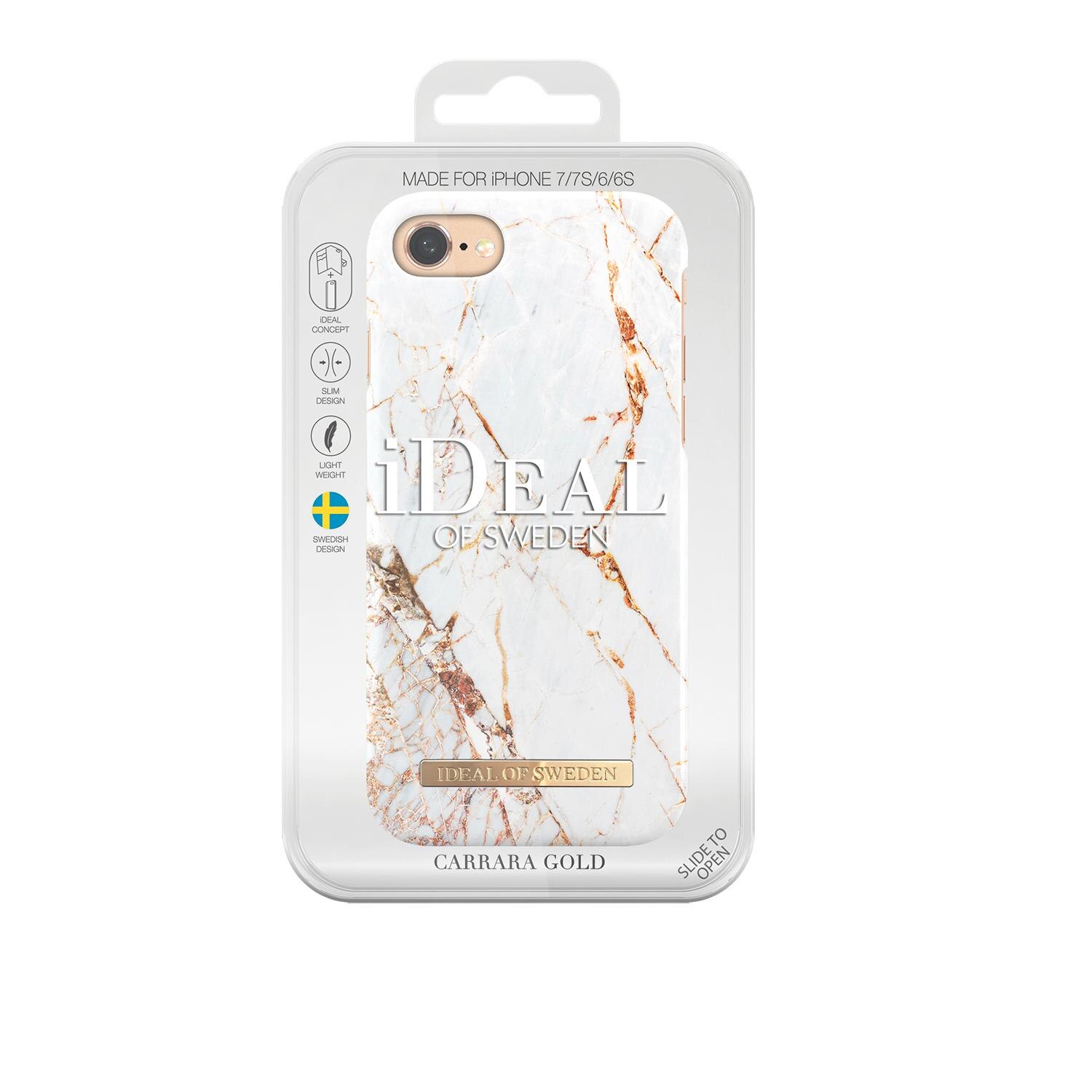 Funda Fashion Case iPhone 6/6S/7/8/SE Carrara Gold Marble