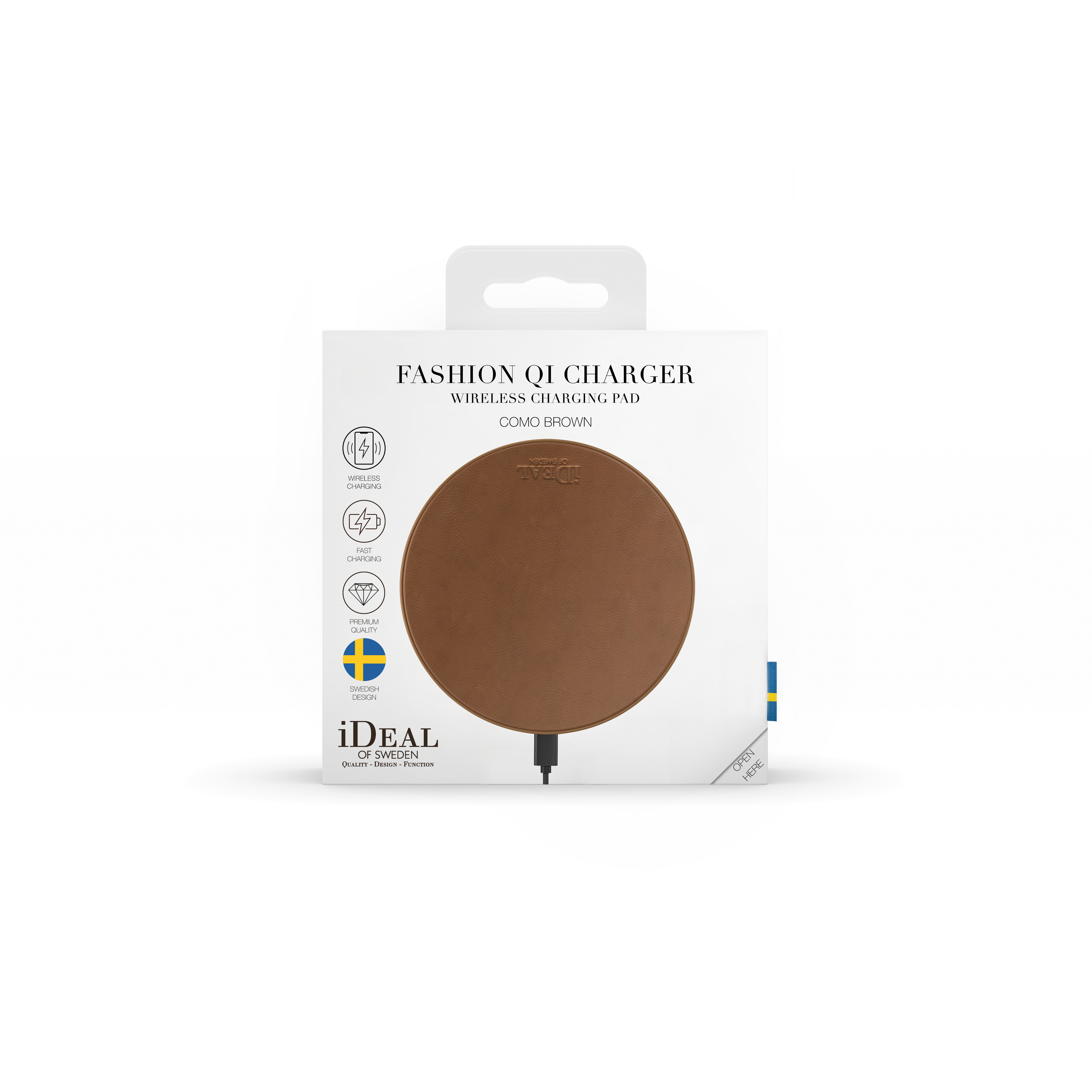 Fashion Qi Charger Como Brown