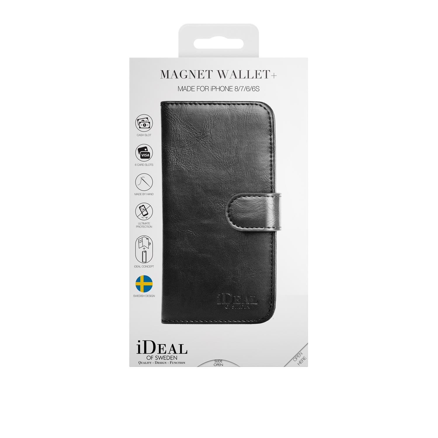 Cartera Magnet Wallet+ iPhone 8 Black