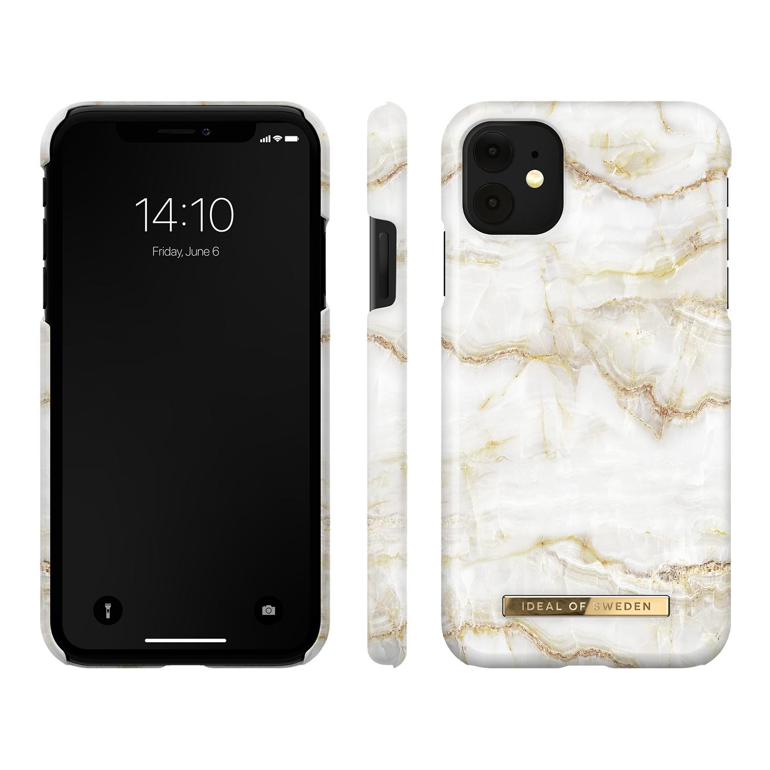 Funda Fashion Case iPhone 11 Golden Pearl Marble