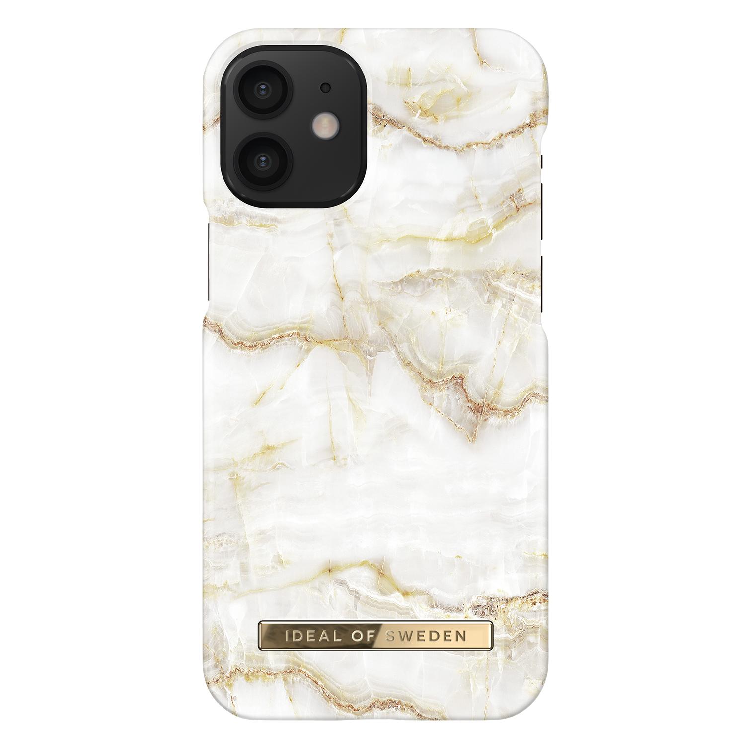 Funda Fashion Case iPhone 12 Mini Golden Pearl Marble