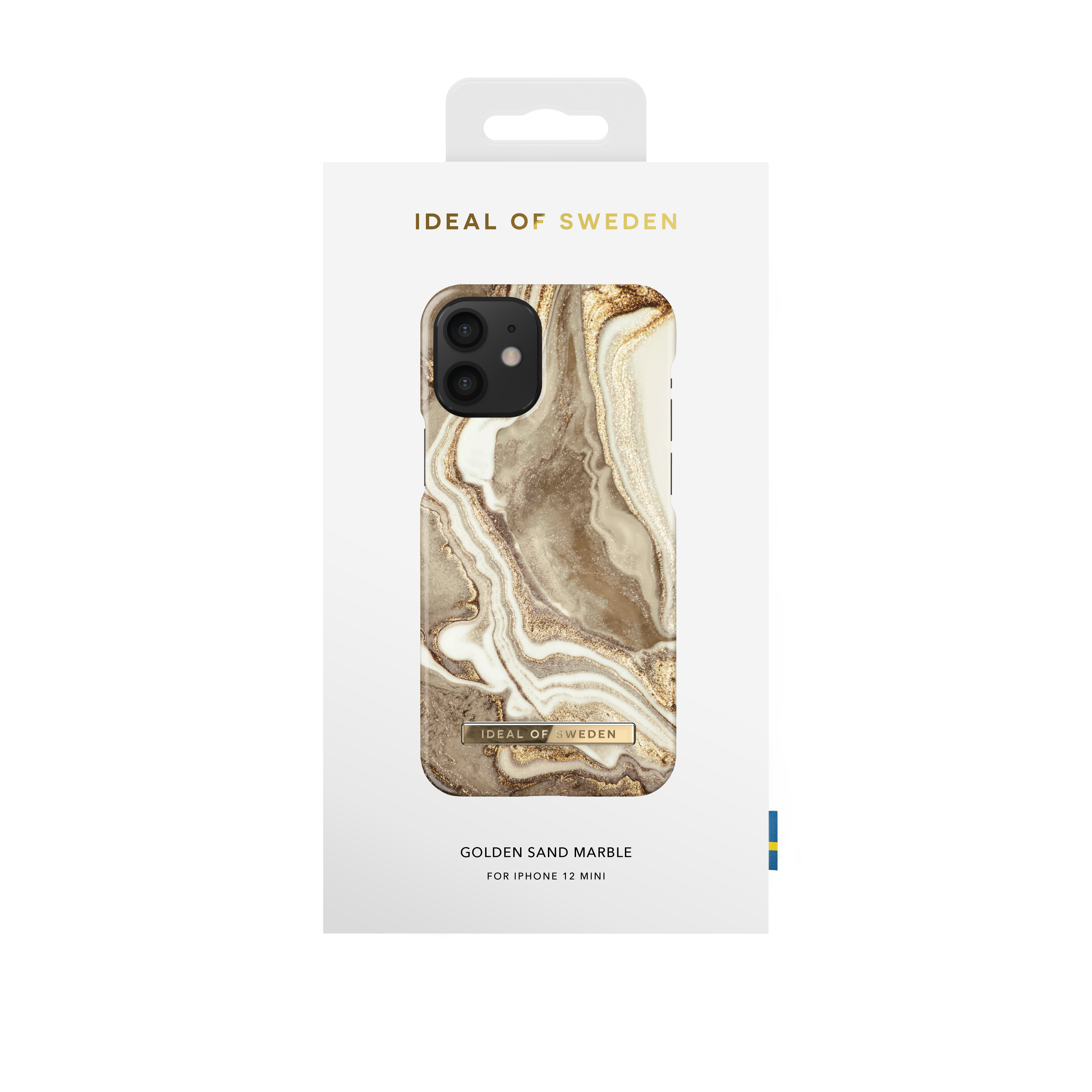 Funda Fashion Case iPhone 12 Mini Golden Sand Marble