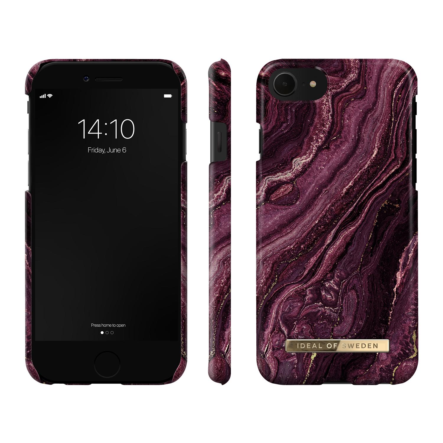 Funda Fashion Case iPhone 7/8/SE Golden Plum