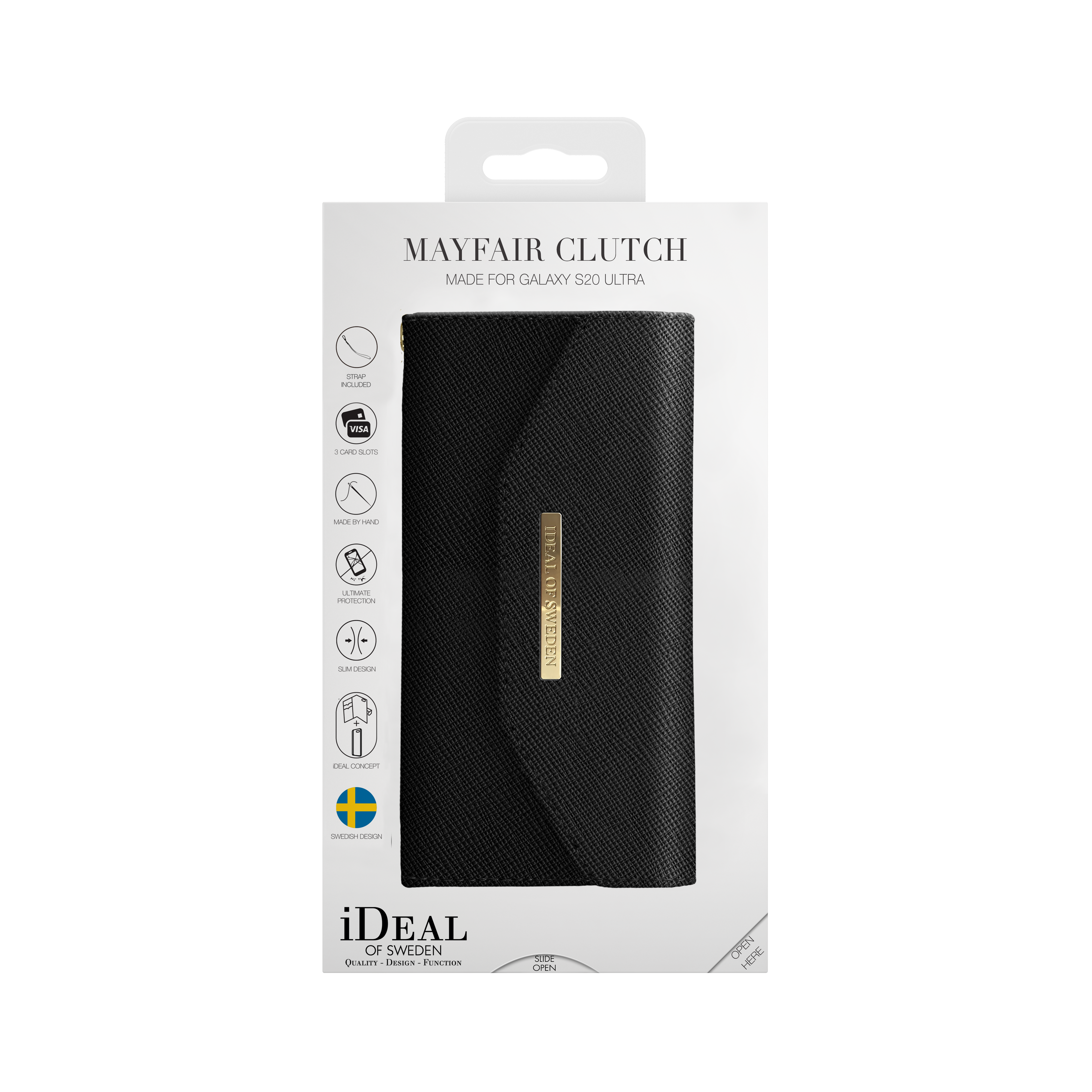 Mayfair Clutch Samsung Galaxy S20 Ultra Black