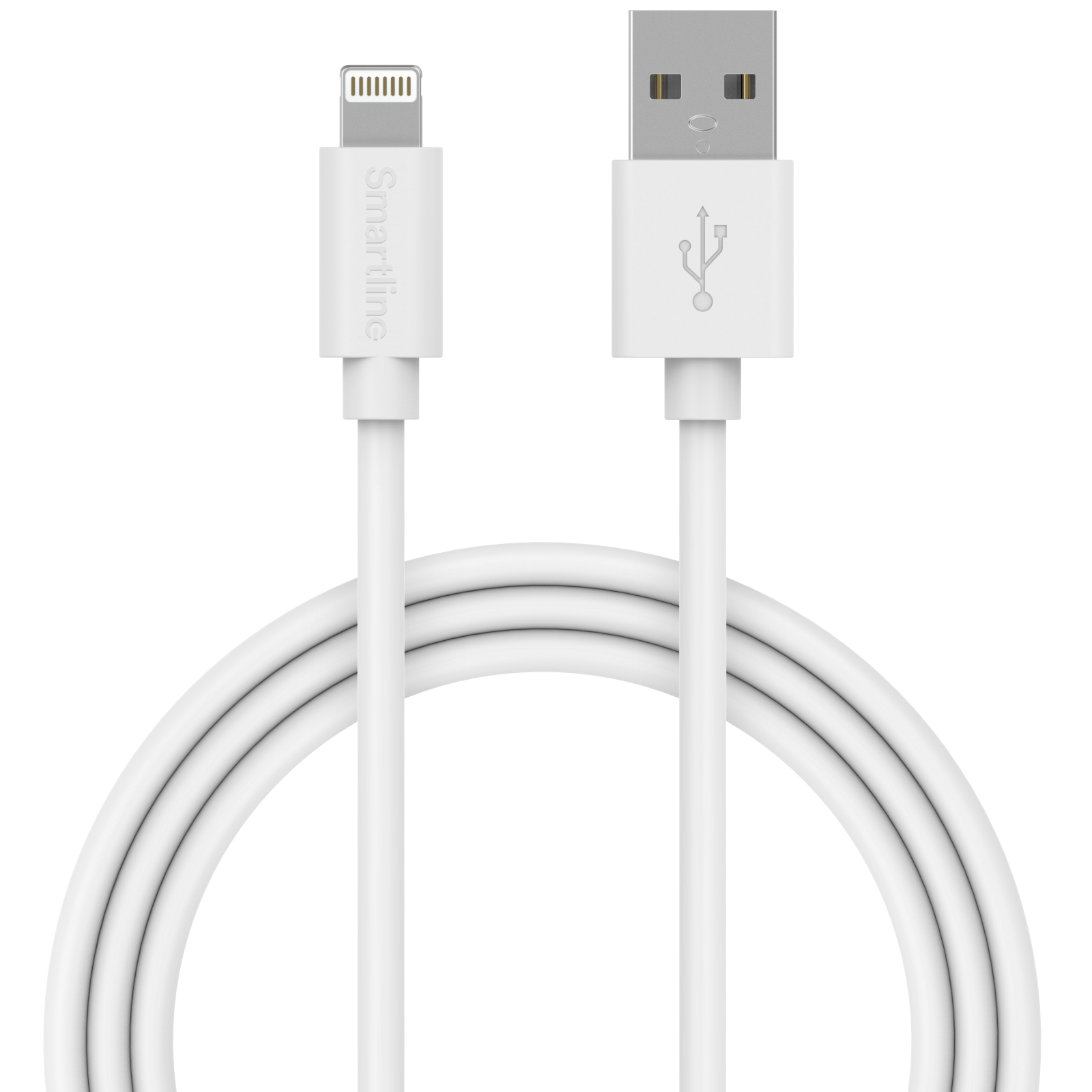 Cable USB-A a Lightning 3 metros Blanco