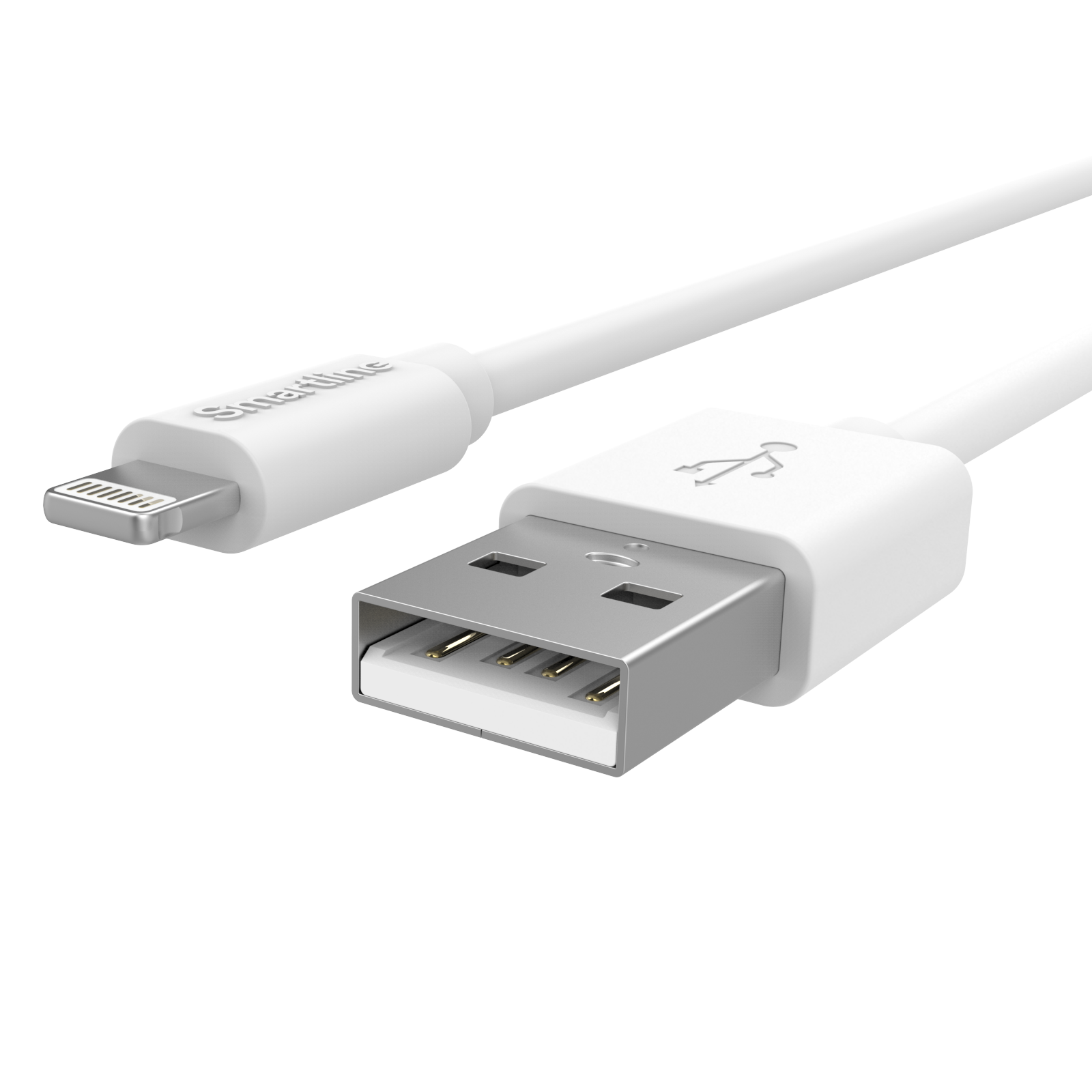 Cable USB-A a Lightning 3 metros Blanco