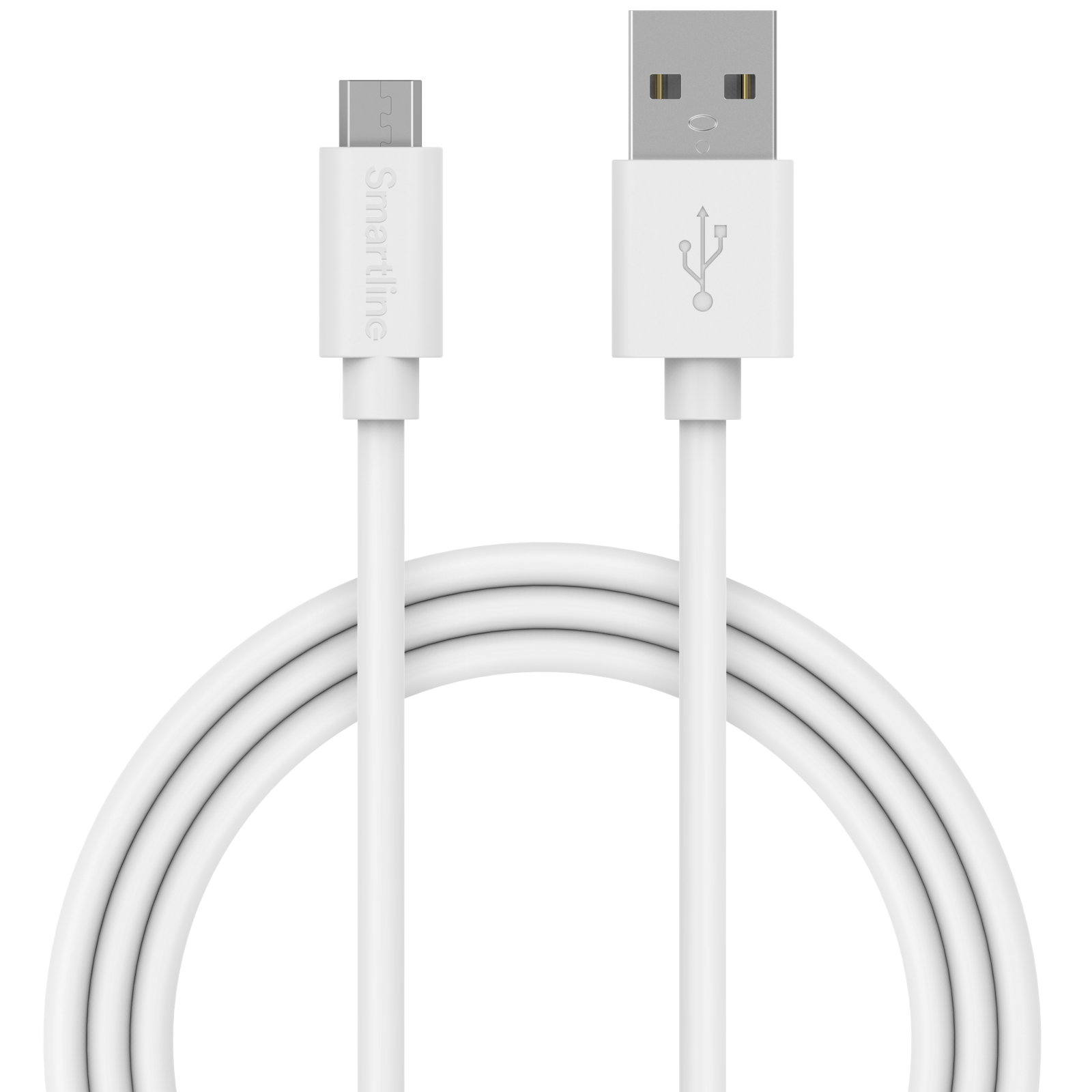 Cable USB-A a MicroUSB 1 metro Blanco