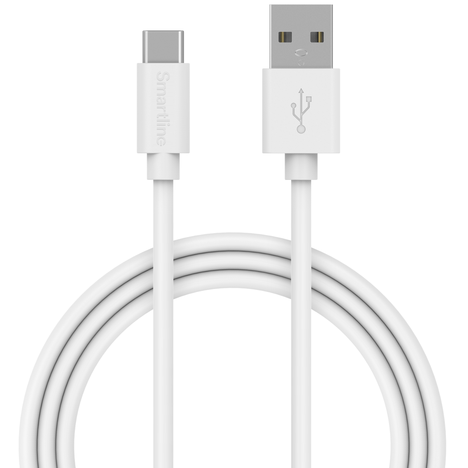 Cable USB-A a USB-C 3 metros Blanco