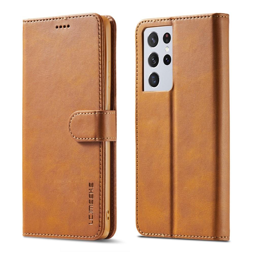 Cartera Samsung Galaxy S21 Ultra Coñac