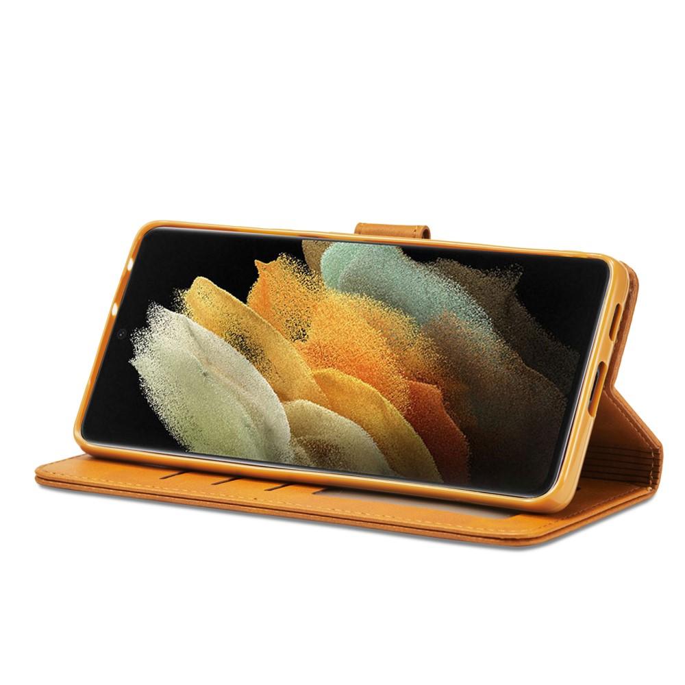 Cartera Samsung Galaxy S21 Ultra Coñac