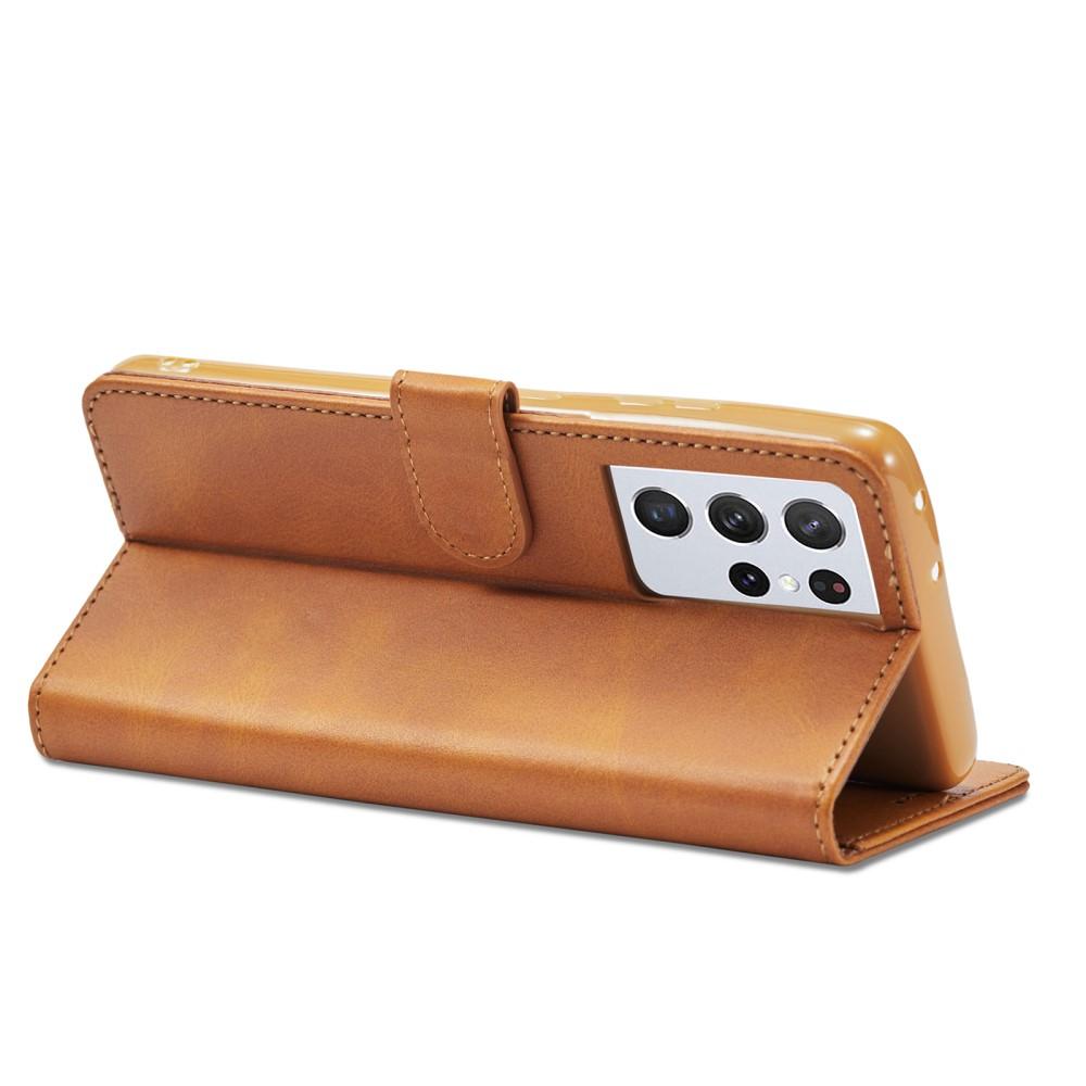 Cartera Samsung Galaxy S21 Ultra Coñac