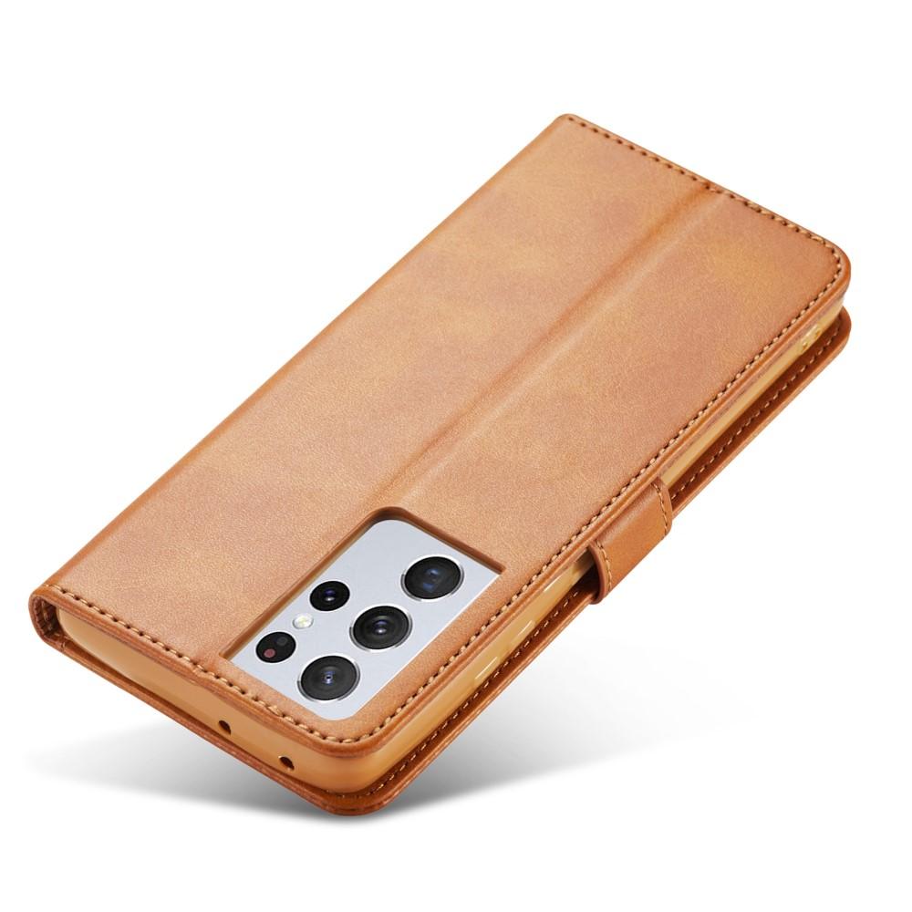 Cartera Samsung Galaxy S21 Ultra Coñac