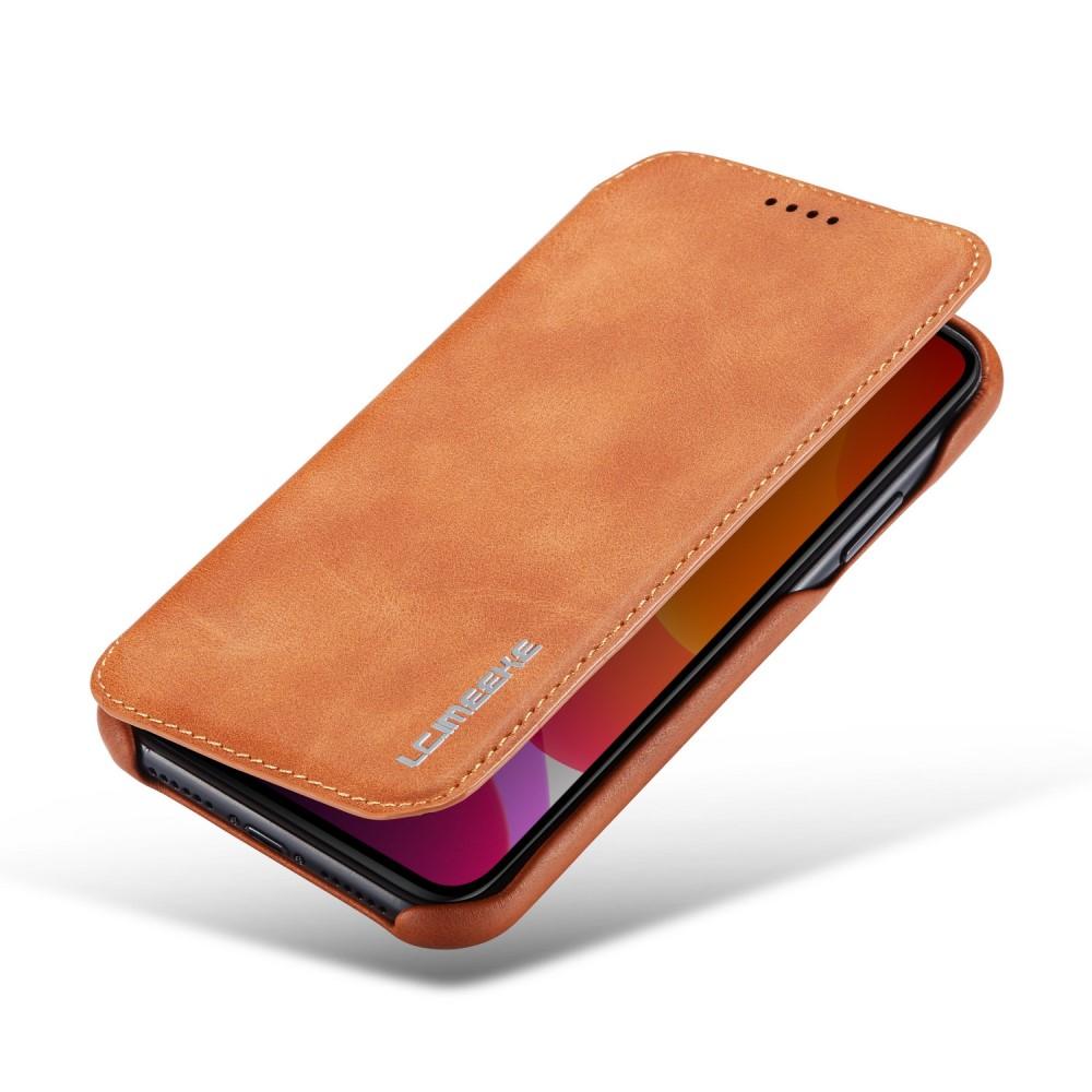 Funda delgada con solapa iPhone 11 Coñac