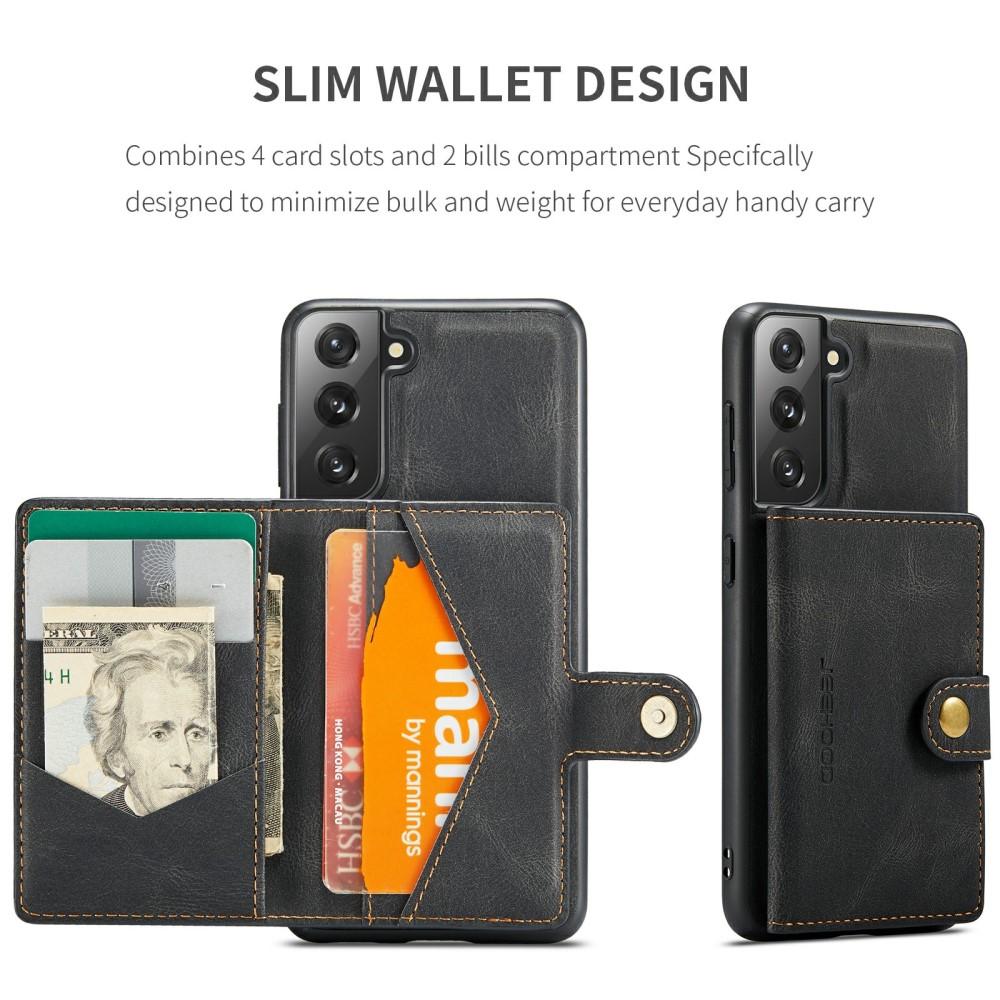 Funda Magnetic Wallet Card Case Samsung Galaxy S21 Black
