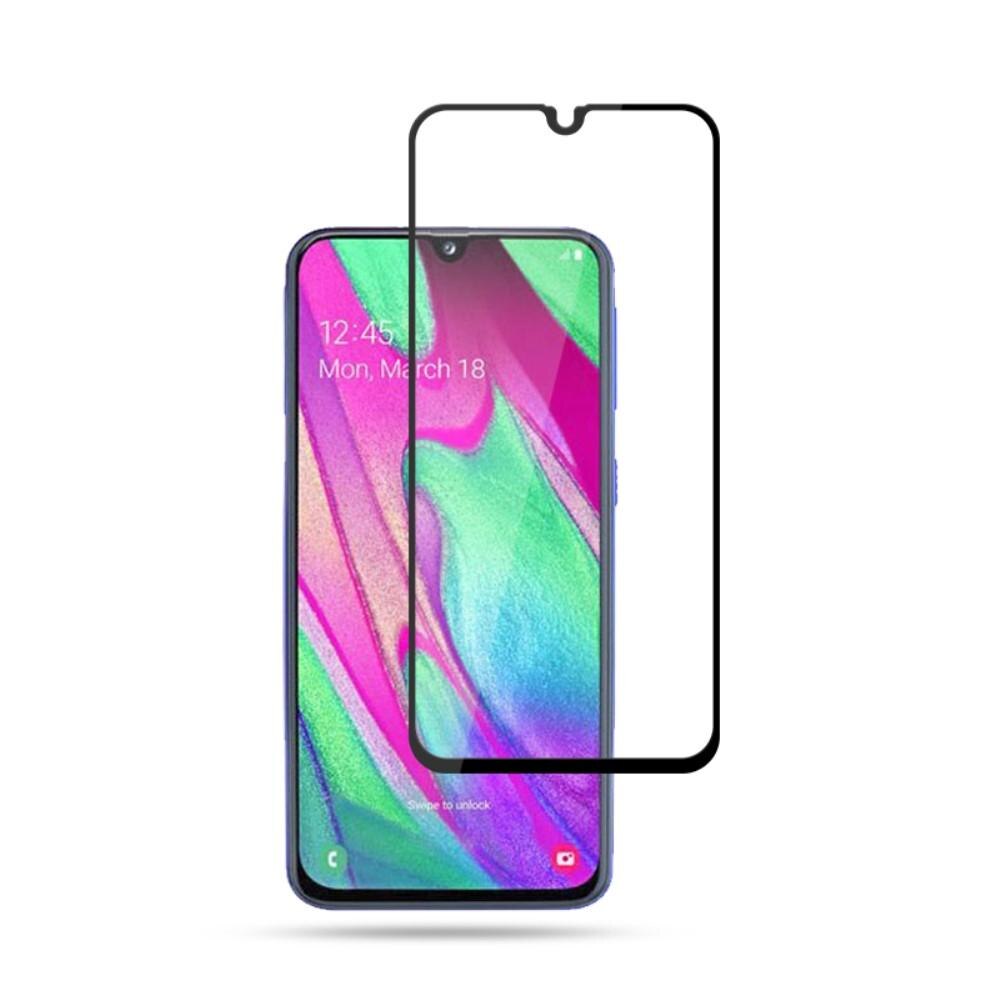 Protector de pantalla cobertura total cristal templado Samsung Galaxy A40 Negro