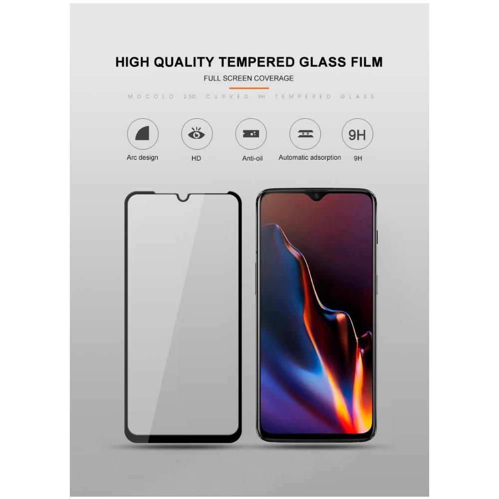 Protector de pantalla cobertura total cristal templado OnePlus 6T Negro