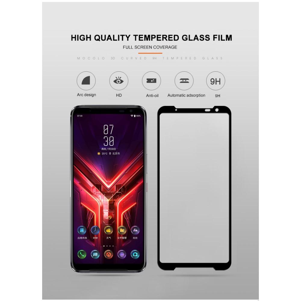 Protector de pantalla cobertura total cristal templado Asus ROG Phone 3 Negro