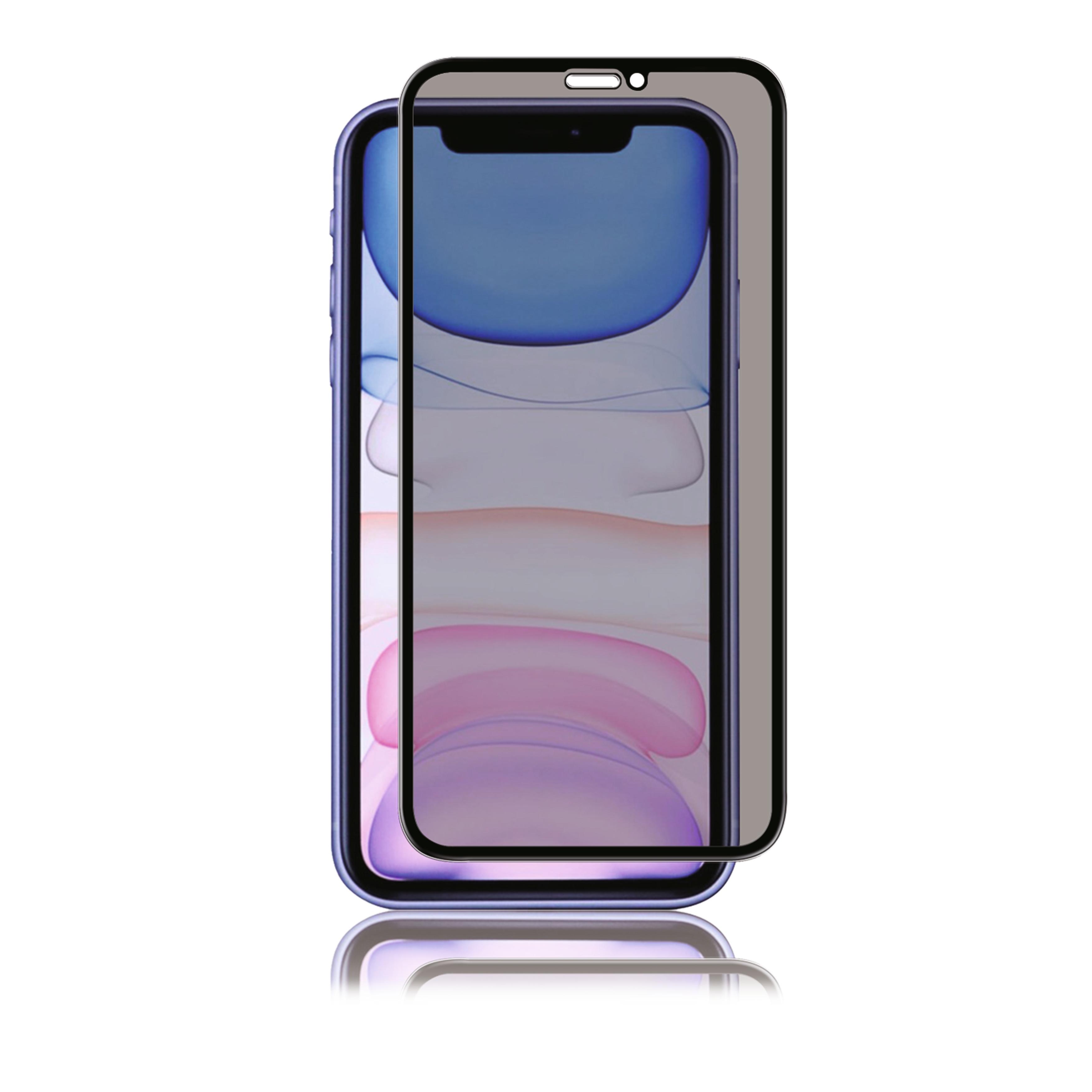 Full-Fit Privacy Glass iPhone 11/XR Negro