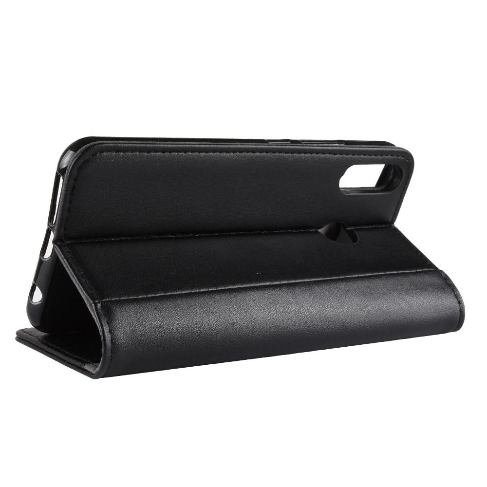 Funda de cuero genuino Asus ZenFone 5Z/ZenFone 5, Negro
