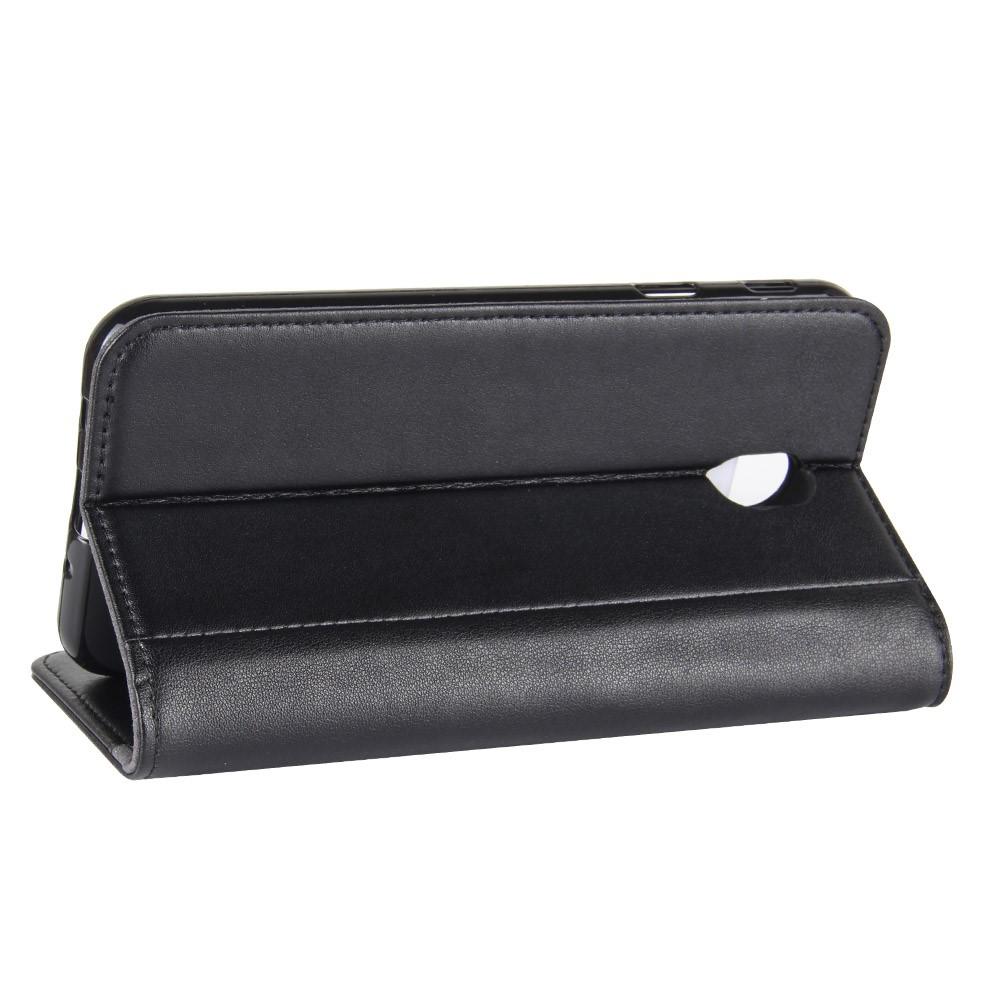 Funda de cuero genuino Samsung Galaxy J3 2017, Negro