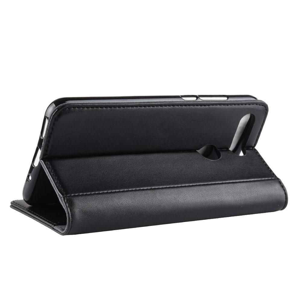 Funda de cuero genuino Huawei Honor View 20, Negro