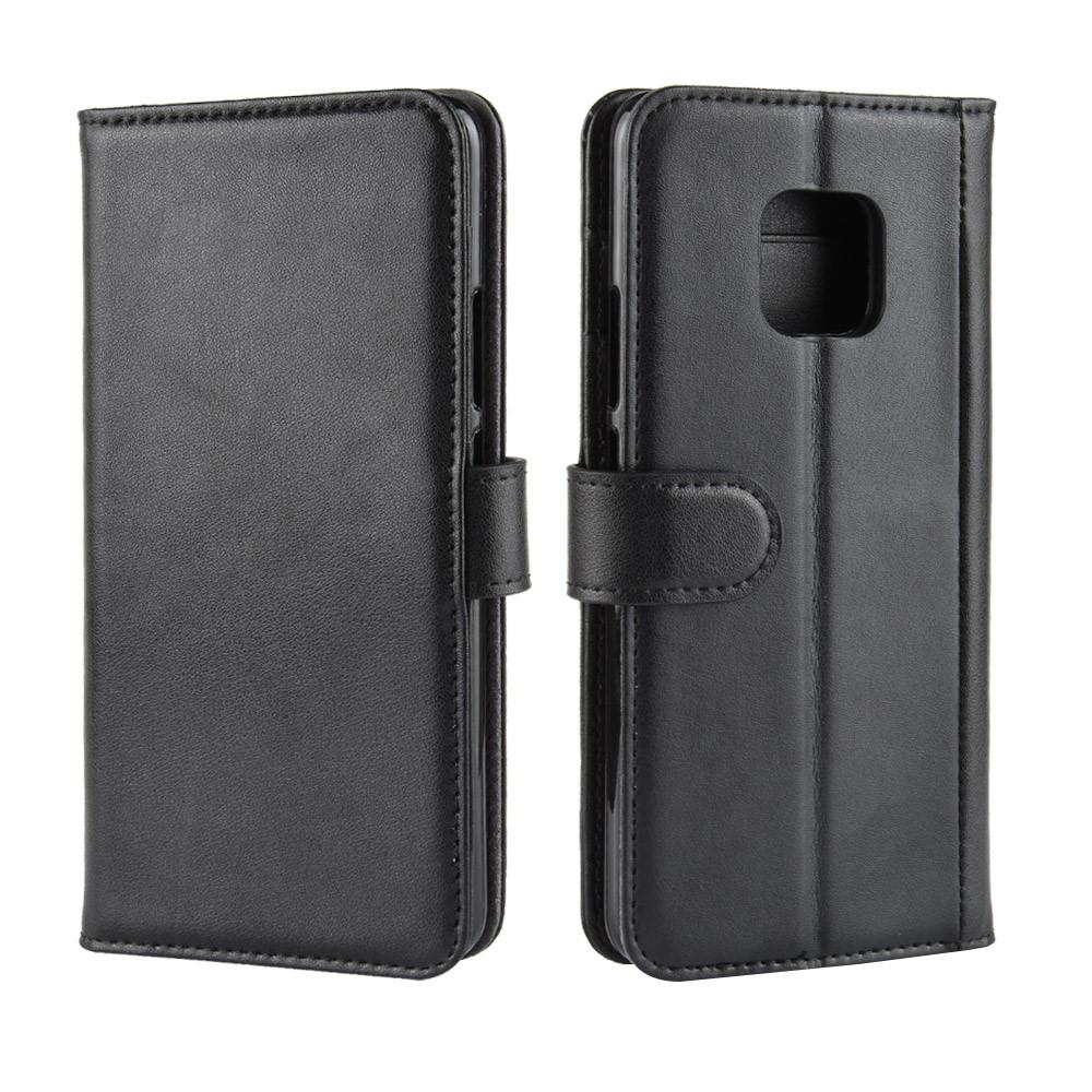 Funda de cuero genuino Huawei Mate 20 Pro, Negro
