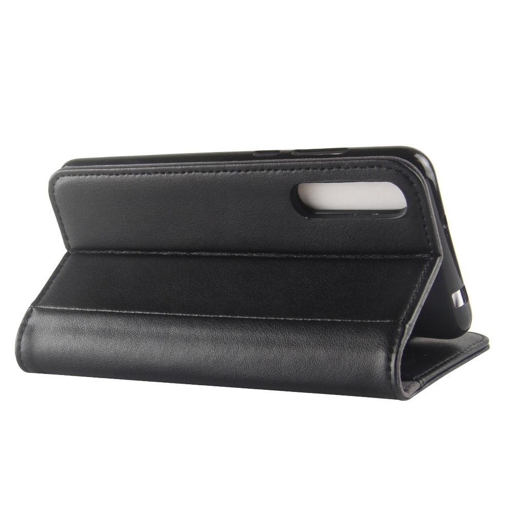 Funda de cuero genuino Huawei P20 Pro, Negro