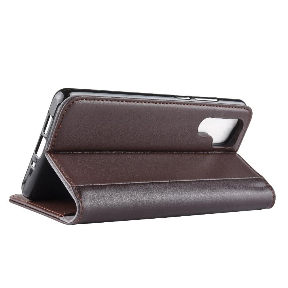 Funda de cuero genuino Huawei P30 Pro, Marrón