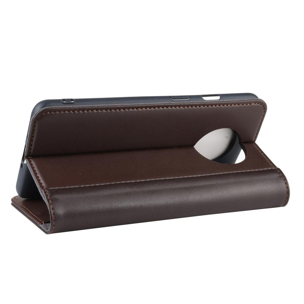 Funda de cuero genuino  OnePlus 7T, Marrón