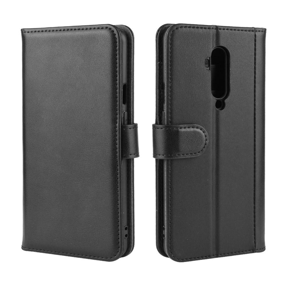Funda de cuero genuino  OnePlus 7T Pro, Negro