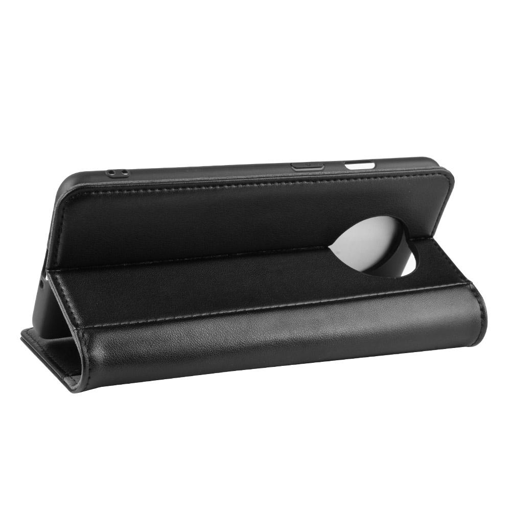 Funda de cuero genuino  OnePlus 7T, Negro