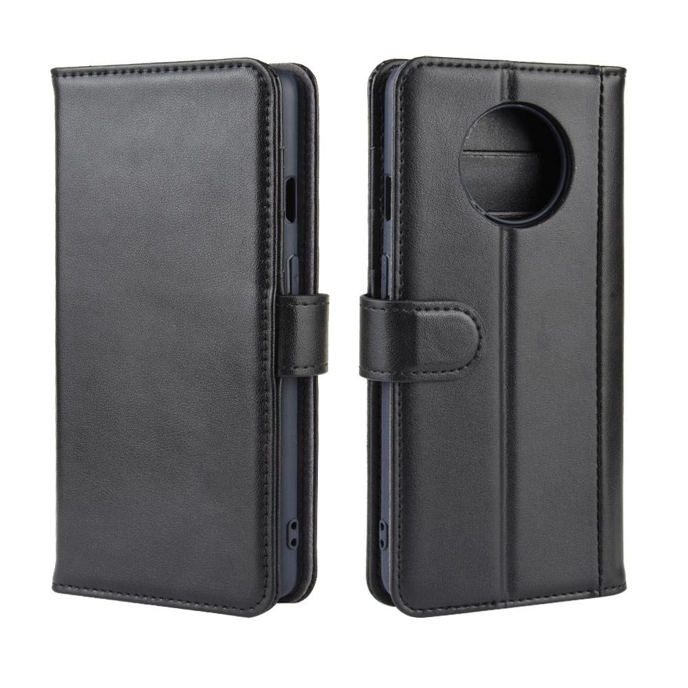 Funda de cuero genuino  OnePlus 7T, Negro