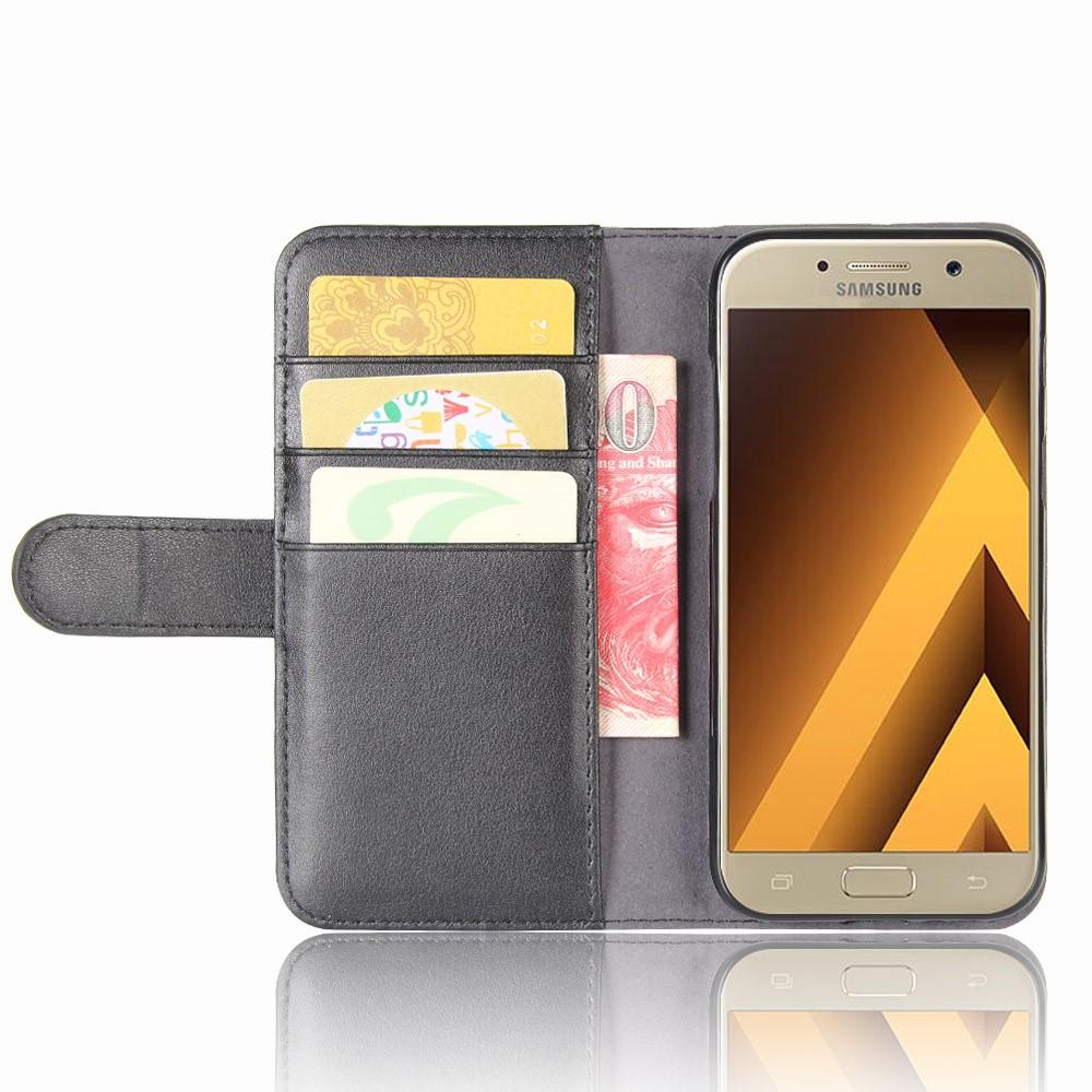 Funda de cuero genuino Samsung Galaxy A5 2017, Negro