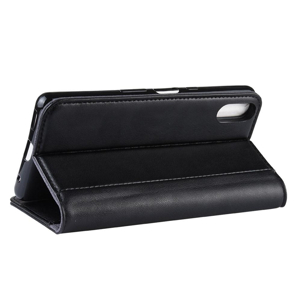 Funda de cuero genuino Sony Xperia L3, Negro