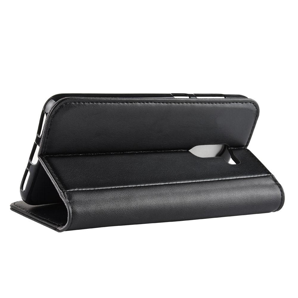 Funda de cuero genuino Xiaomi Pocophone F1, Negro