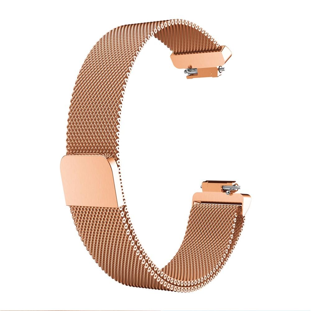 Pulsera milanesa para Fitbit Inspire/Inspire 2, oro rosa