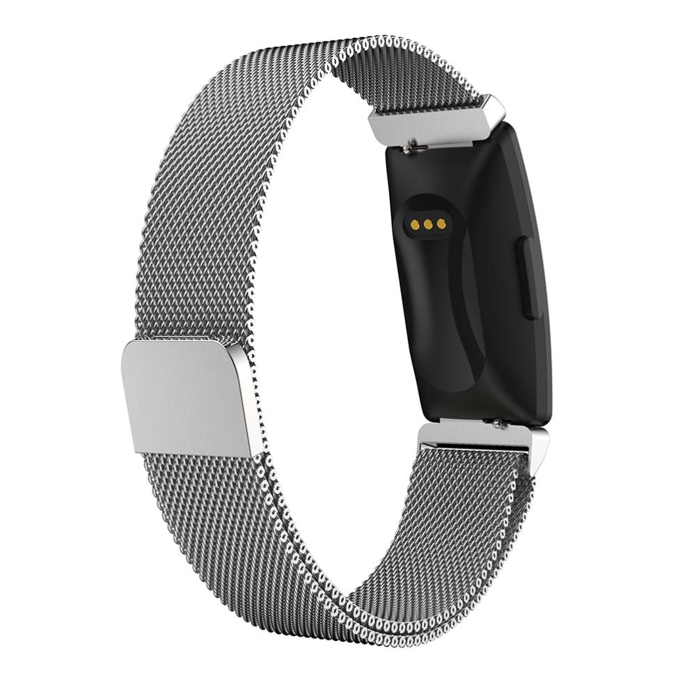 Pulsera milanesa para Fitbit Inspire/Inspire HR/Inspire 2, Plata