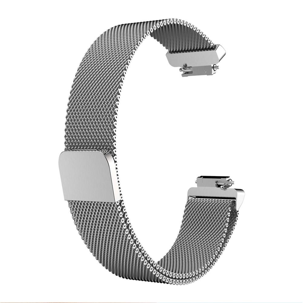 Pulsera milanesa para Fitbit Inspire/Inspire 2, plata