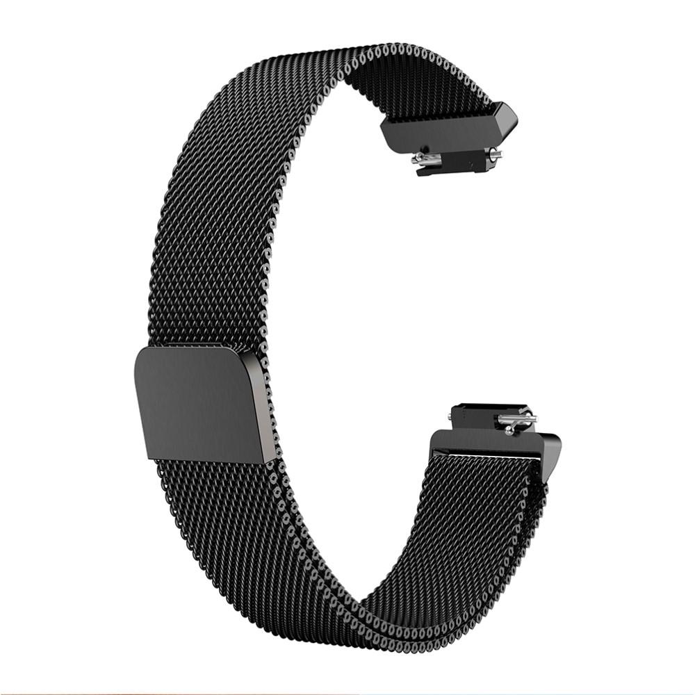 Pulsera milanesa para Fitbit Inspire/Inspire HR/Inspire 2, Negro